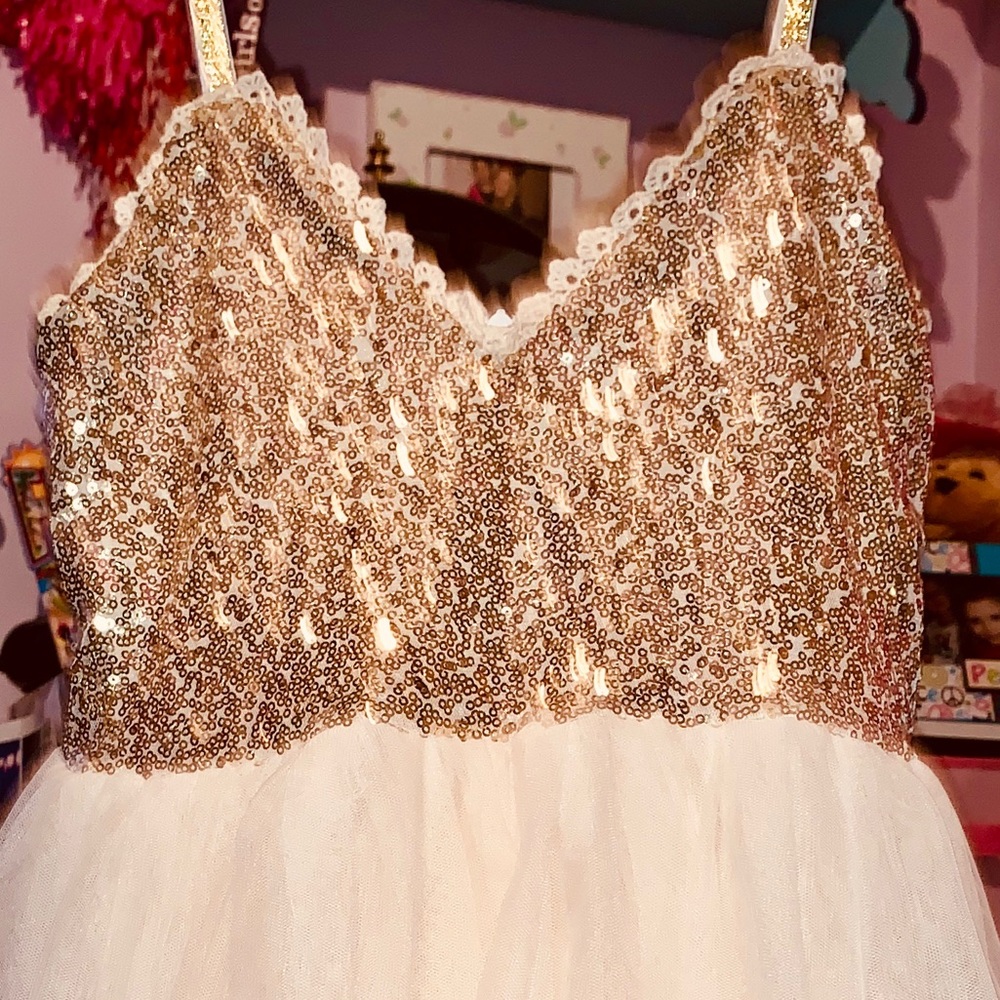 Handmade little girls dress from Etsy